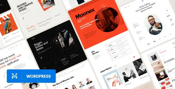 Moonex  - Agency & Portfolio WordPress Theme