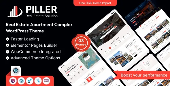 Piller  - Real Estate WordPress Theme