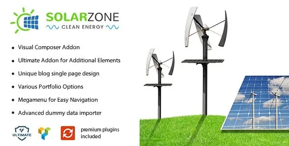 Solar Energy  - Wind & Power Company WordPress Theme