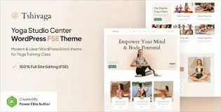 Tshivaga – Yoga Studio & Training Center FSE WordPress Theme