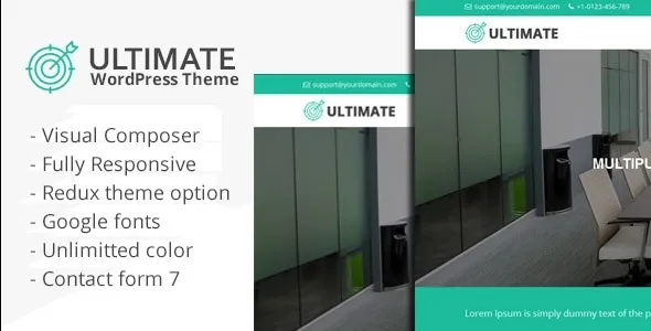 Ultimate  - Responsive Multiple Purpose WordPress Theme