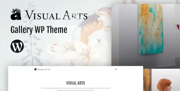 Visual Art  - Gallery Wordpress Theme
