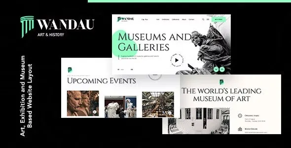 Wandau  - Art & History Museum WordPress Theme
