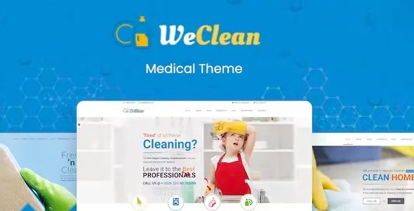 We Clean  – Cleaning WordPress Theme