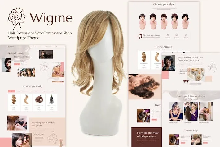 Wigme- Hair Extensions WooCommerce Shop Theme