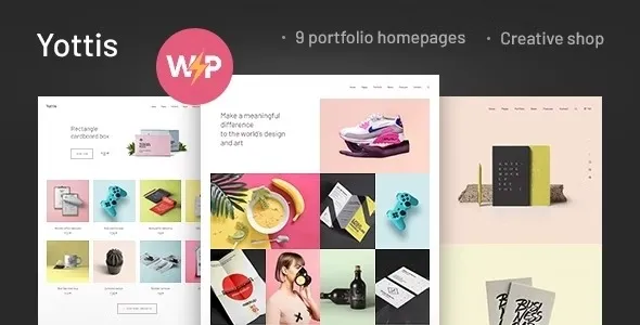 Yottis  - Personal Creative Portfolio WordPress Theme + Store