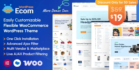 Ecom - Multipurpose WooCommerce WordPress Theme