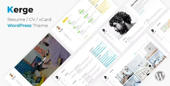 Kerge – Resume / CV / vCard / Portfolio Theme