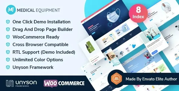 Medical Equipment  - eCommerce WordPress Theme