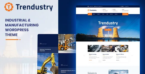 Trendustry  – Industrial & Manufacturing WordPress Theme
