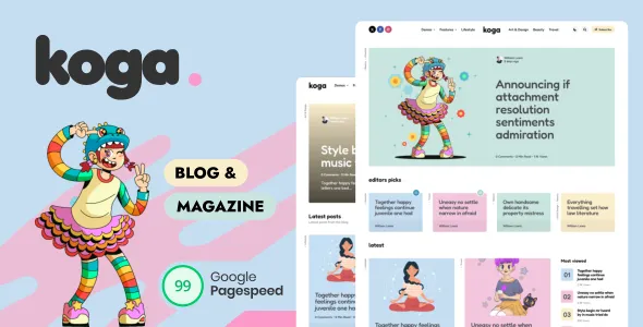 Koga - Blog & Magazine WordPress Theme