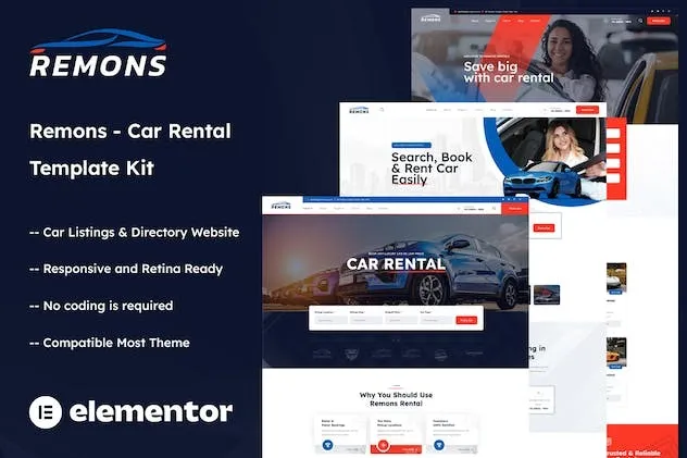 Remons - Booking Rental Theme WordPress