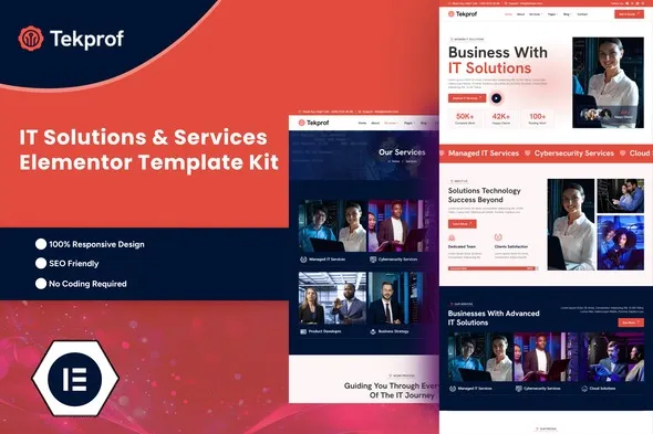 Tekprof - IT Solution & Technology Elementor Template Kit