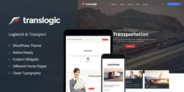 Translogic – Logistics & Shipment Transportation WordPress Theme