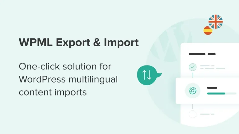 WPML Export and Import