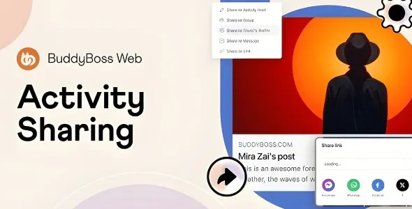 BuddyBoss Activity Sharing