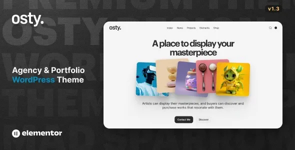 Osty – Creative Agency and Portfolio Theme