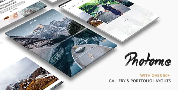 PhotoMe - Photography Portfolio WordPress Theme