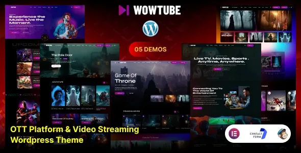 WowTube – OTT Platform & Video Streaming WordPress Theme
