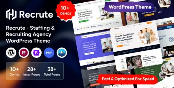 Recrute – Staffing & Recruiting Agency WordPress Theme