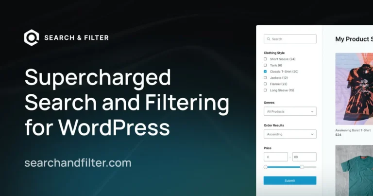 Search & Filter Pro | Advanced Filtering for WordPress
