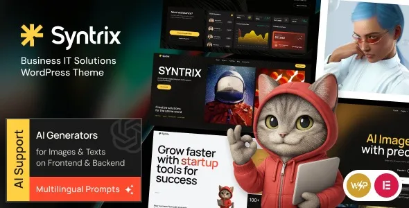 Syntrix - Business IT Solutions WordPress Theme