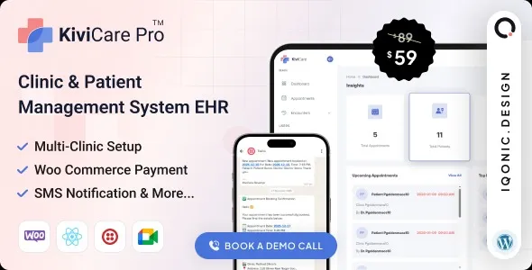 KiviCare Pro - Clinic and Patient Management System EHR (Add-on)
