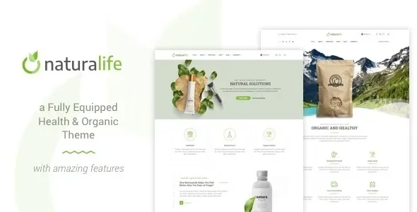 NaturaLife  – Health & Organic WordPress Theme