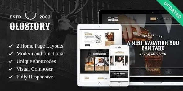 OldStory – Whisky Bar, Pub – Restaurant WordPress Theme