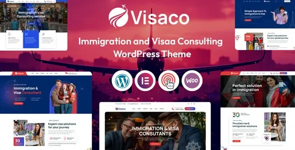 Visaco - Immigration and Visa Consulting WordPress Theme