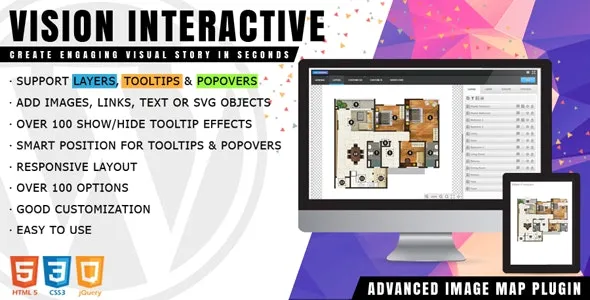 Vision Interactive  - Image Map Builder for WordPress