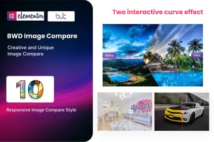 BWD Image Compare Addon For Elementor