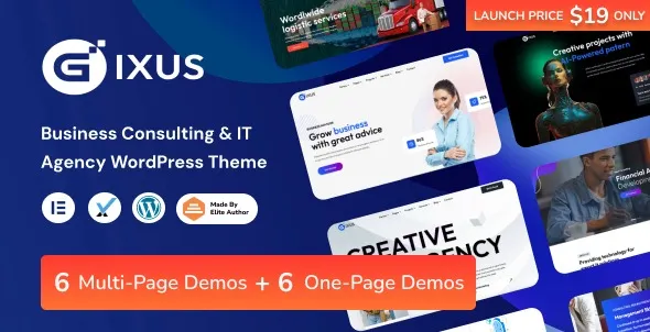 Gixus – Business Consulting & IT Agency WordPress