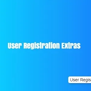 User Registration Extras