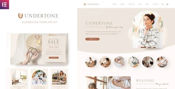 Undertone - Business Services & Shop Elementor Template Kit