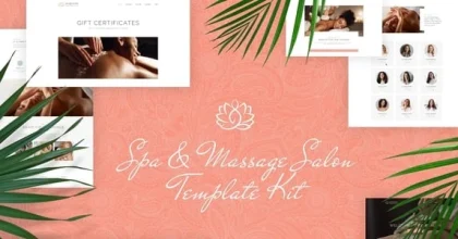 Jacqueline - Spa & Massage Salon Elementor Template Kit