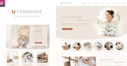 Undertone – Business Services & Shop Elementor Template Kit